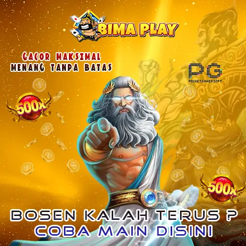 Banner permainan slot Bimaplay dengan tema Zeus